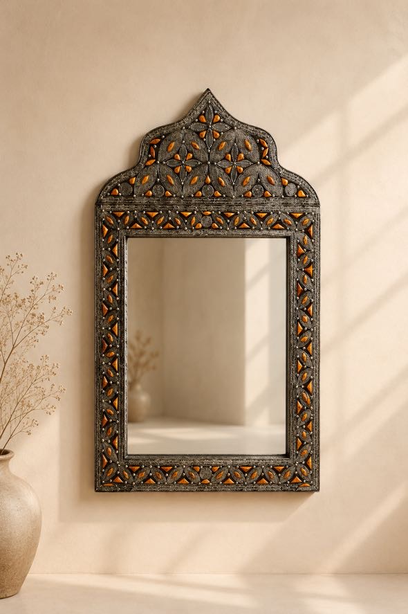 Handcrafted Moroccan Decorative Wall Mirror