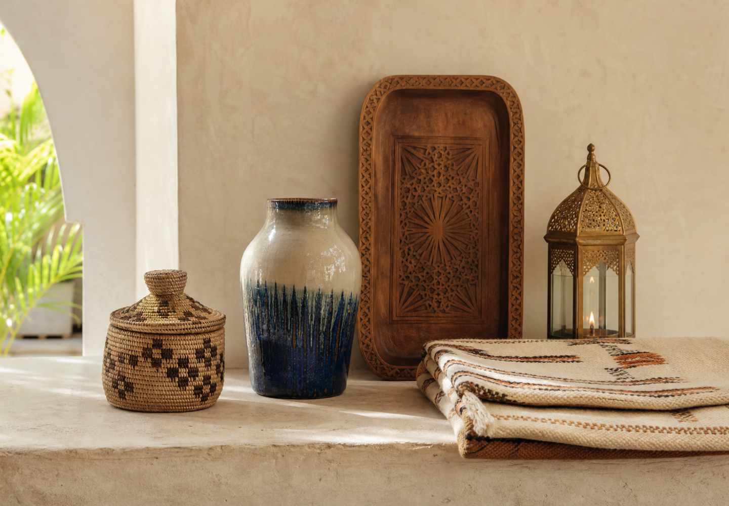Sélection de décoration et d’artisanat marocain fait main